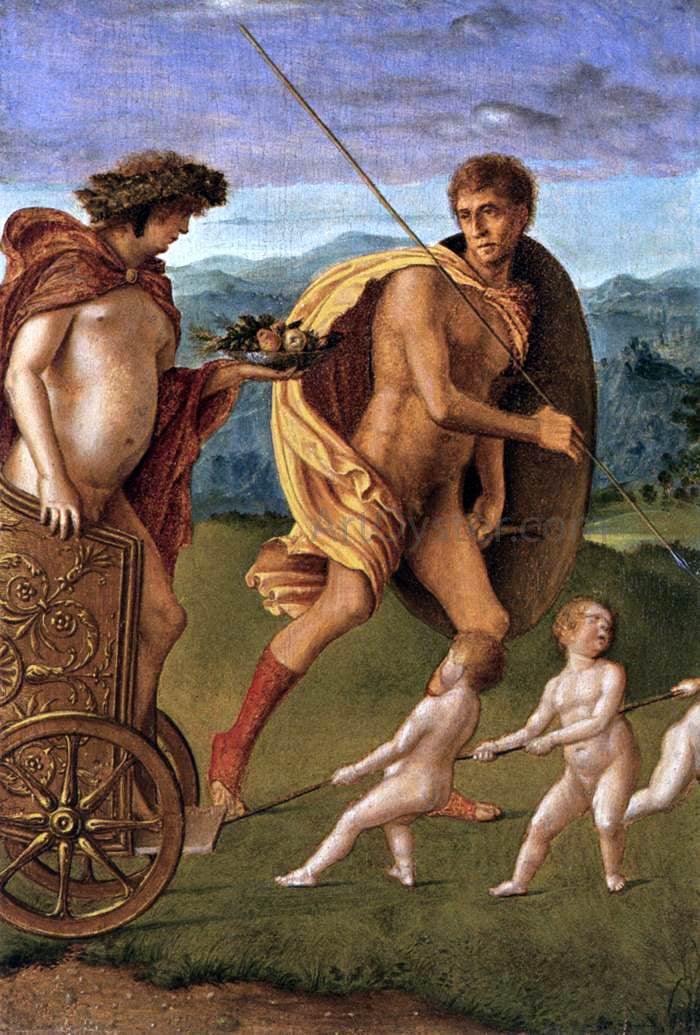 Giovanni Bellini Four Allegories: Lust (or Perseverance) - Hand Painted Oil Painting
