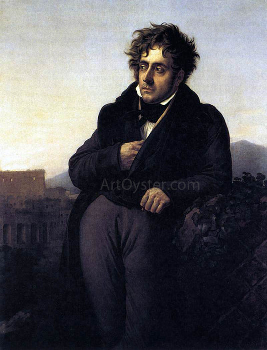  Anne-Louis Girodet De Roucy-Triosson Francois-Rene de Chateaubriand - Hand Painted Oil Painting