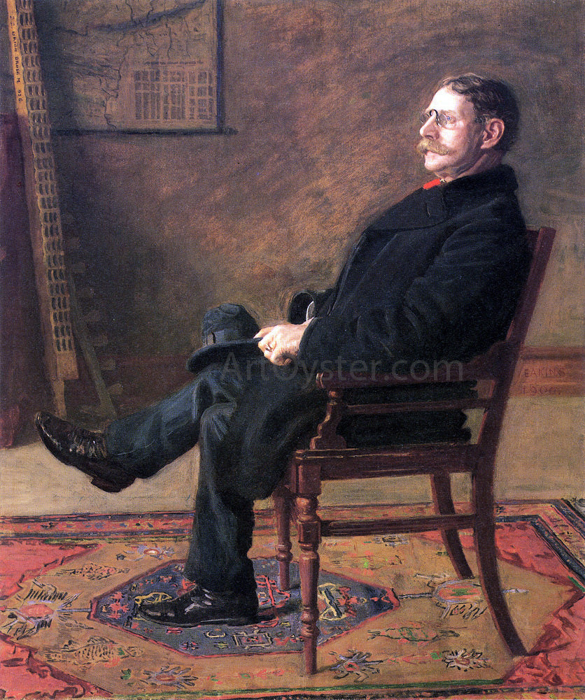  Thomas Eakins Frank Jay St. John - Hand Painted Oil Painting