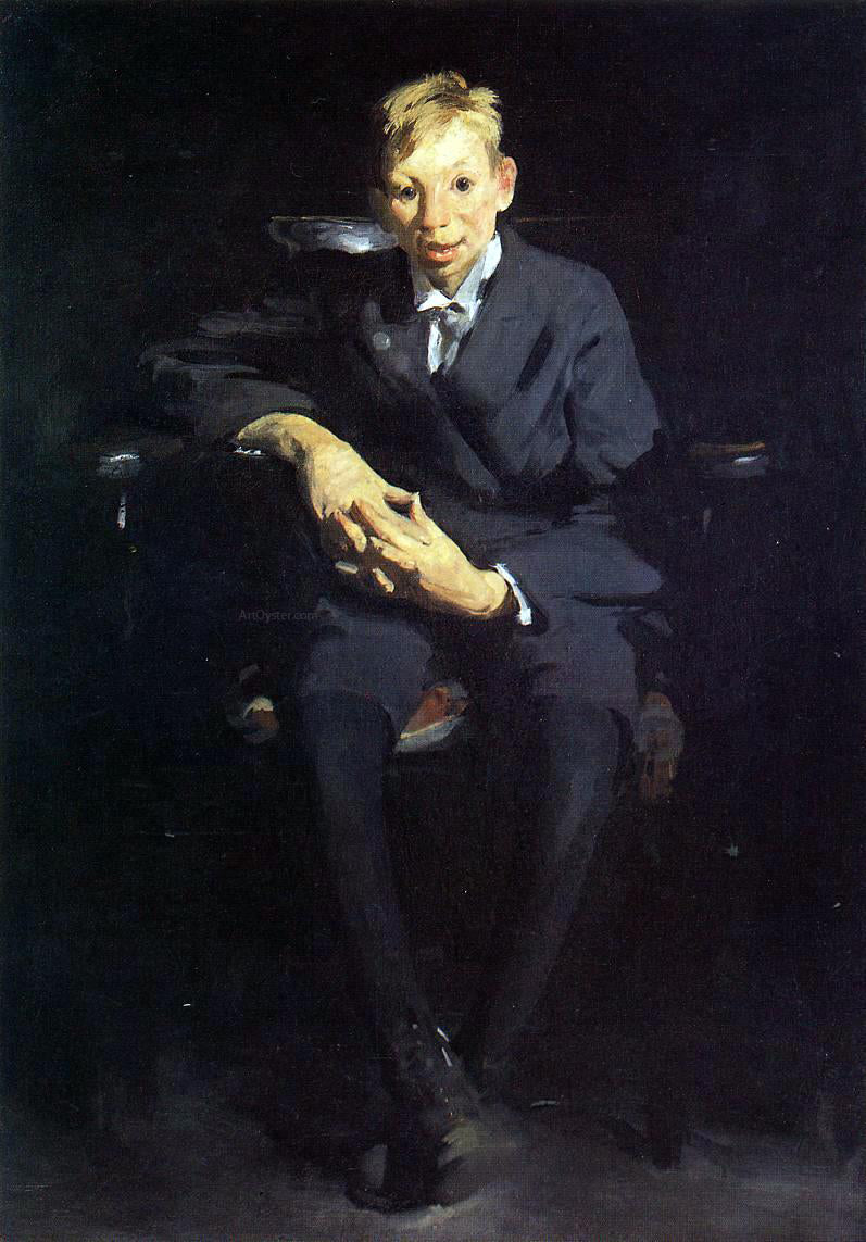  George Wesley Bellows Frankie the Organ Boy - Hand Painted Oil Painting