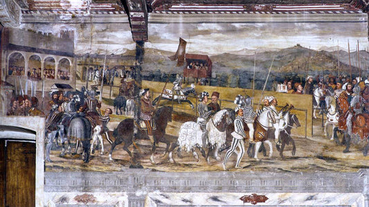  Marcello Fogolino Fresco Cycle (detail) - Hand Painted Oil Painting