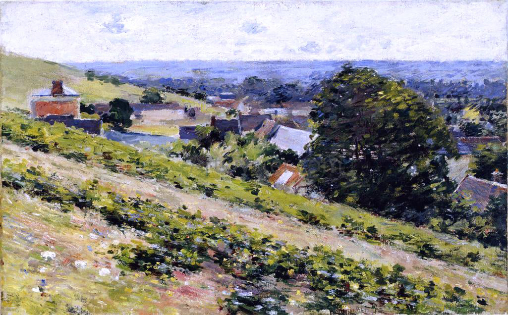  Theodore Robinson From the Hill, Giverny - Hand Painted Oil Painting