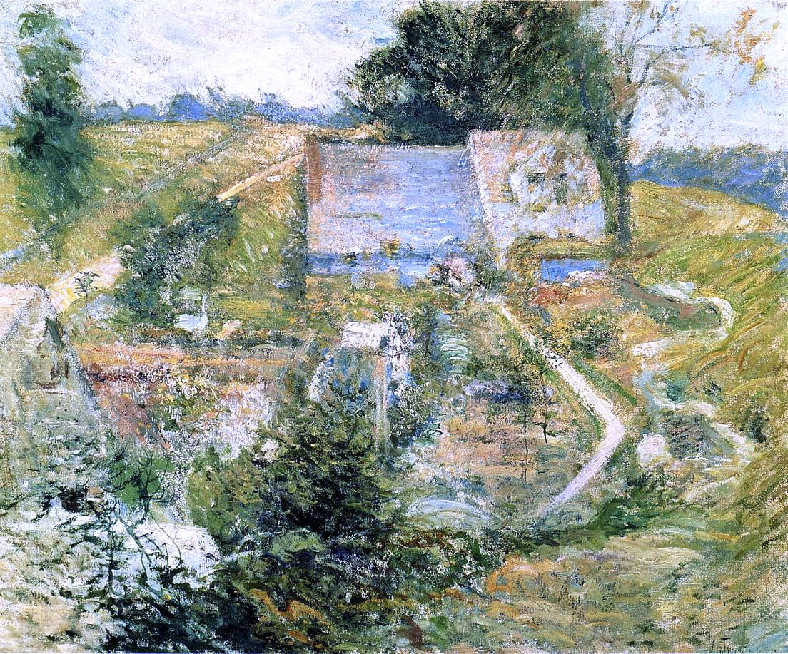 John Twachtman From the Upper Terrace - Hand Painted Oil Painting