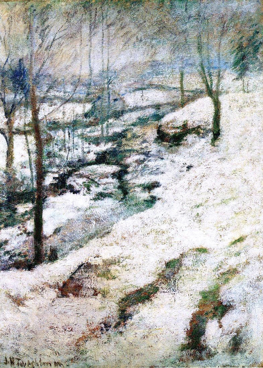  John Twachtman Frozen Brook - Hand Painted Oil Painting