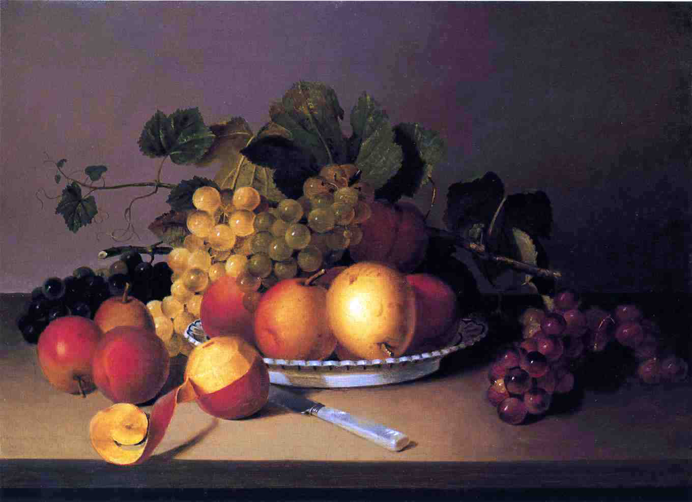  James Peale Fruit in a Basket - Hand Painted Oil Painting