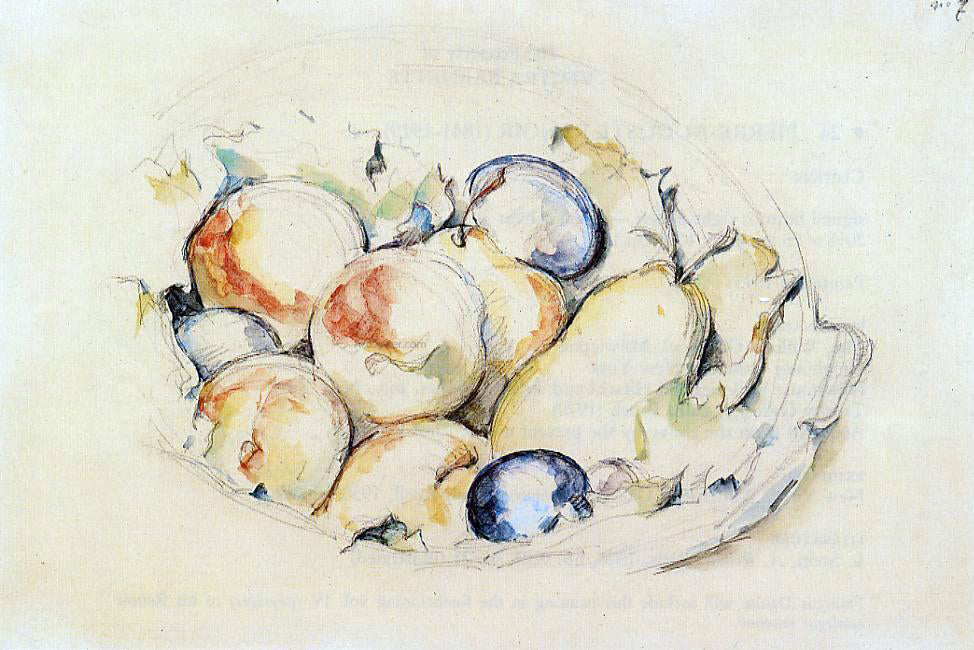  Paul Cezanne Fruits - Hand Painted Oil Painting