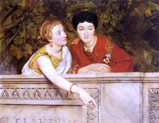  Sir Lawrence Alma-Tadema Gallo-Roman Women - Hand Painted Oil Painting
