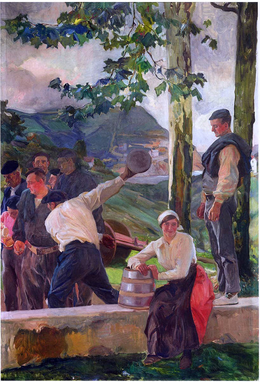  Joaquin Sorolla Y Bastida Game of Skittles - Hand Painted Oil Painting