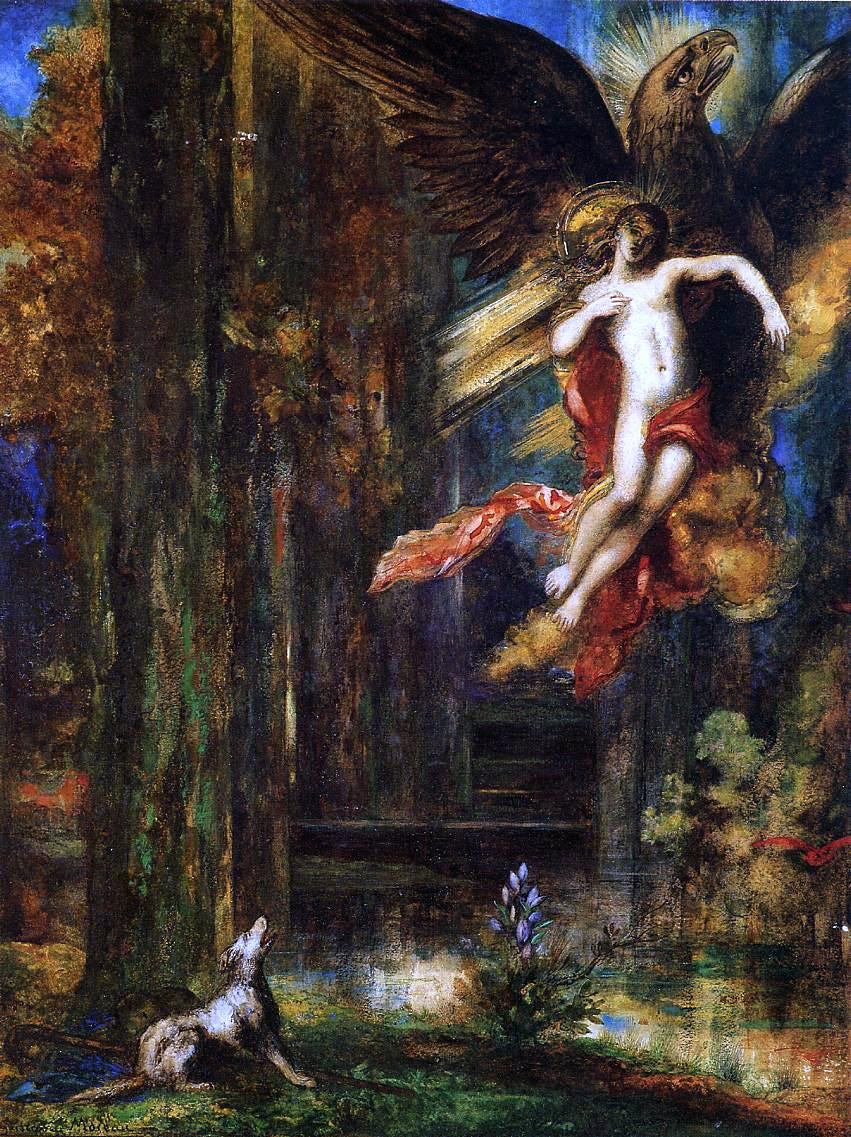  Gustave Moreau Ganymede - Hand Painted Oil Painting