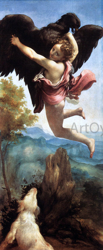  Correggio Ganymede - Hand Painted Oil Painting