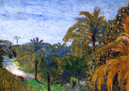  Edouard Vuillard Garden in Cannes - Hand Painted Oil Painting