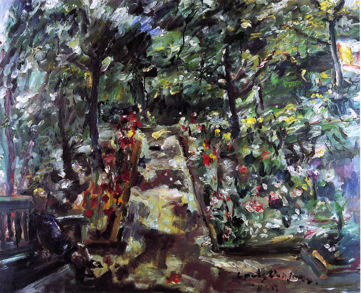  Lovis Corinth Garden in the West End of Berlin - Hand Painted Oil Painting