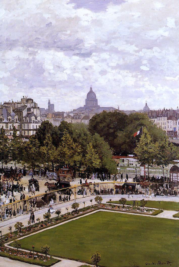  Claude Oscar Monet Garden of the Princess - Hand Painted Oil Painting