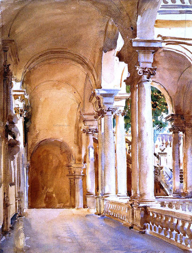  John Singer Sargent Genoa, the University - Hand Painted Oil Painting