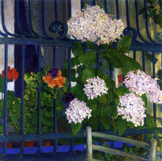  Koloman Moser Geraniums - Hand Painted Oil Painting