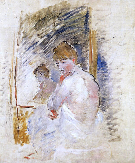  Berthe Morisot Getting out of Bed - Hand Painted Oil Painting