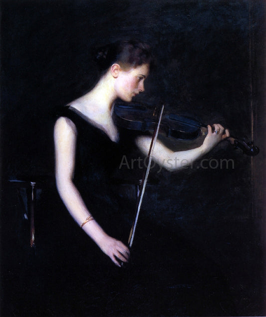 Edmund Tarbell A Girl with Violin (also known as The Violinist) - Hand Painted Oil Painting