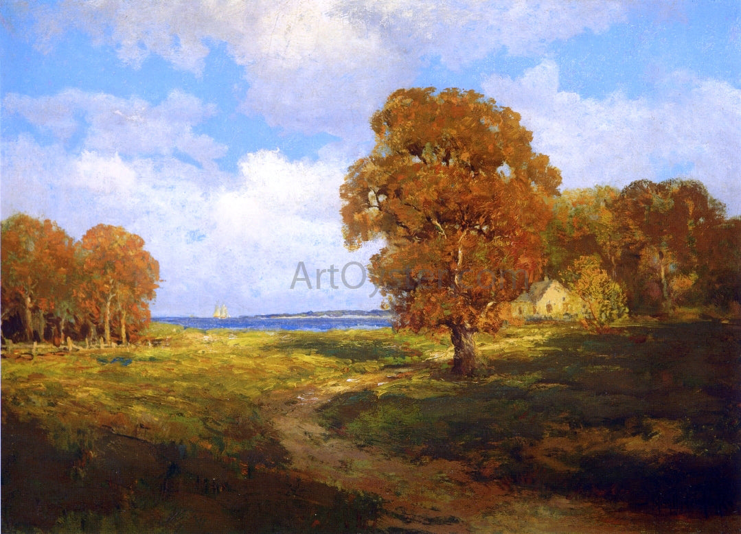  Julian Onderdonk Glimpse of the Sea, Long Island - Hand Painted Oil Painting