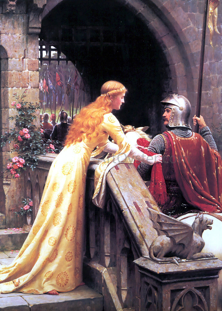  Edmund Blair Leighton God Speed! - Hand Painted Oil Painting