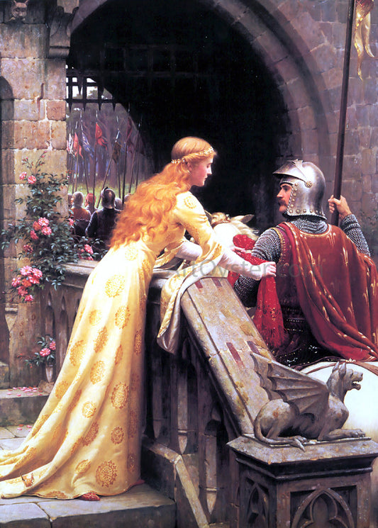  Edmund Blair Leighton God Speed! - Hand Painted Oil Painting