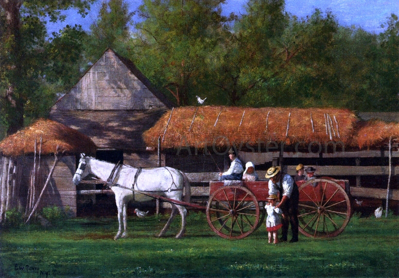  Enoch Wood Perry Going for a Ride - Hand Painted Oil Painting