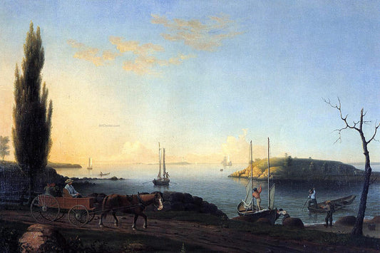  Fitz Hugh Lane Good Harbor Beach, Cape Ann - Hand Painted Oil Painting