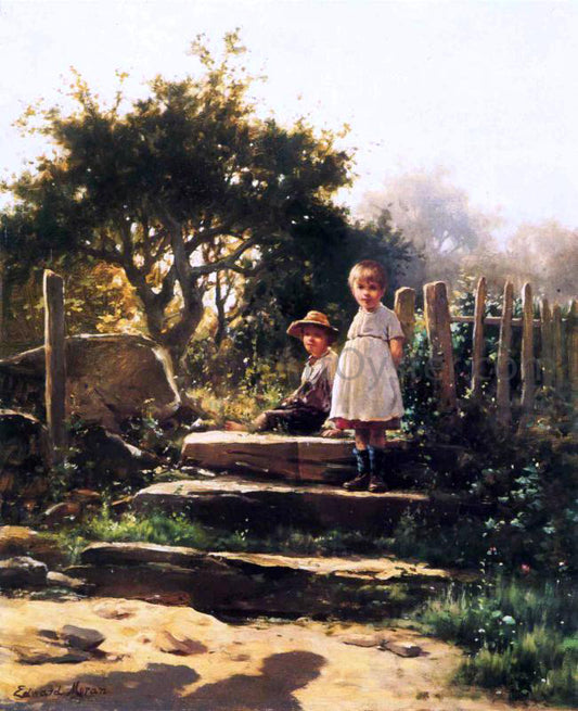  Edward Moran Good Morning - Hand Painted Oil Painting