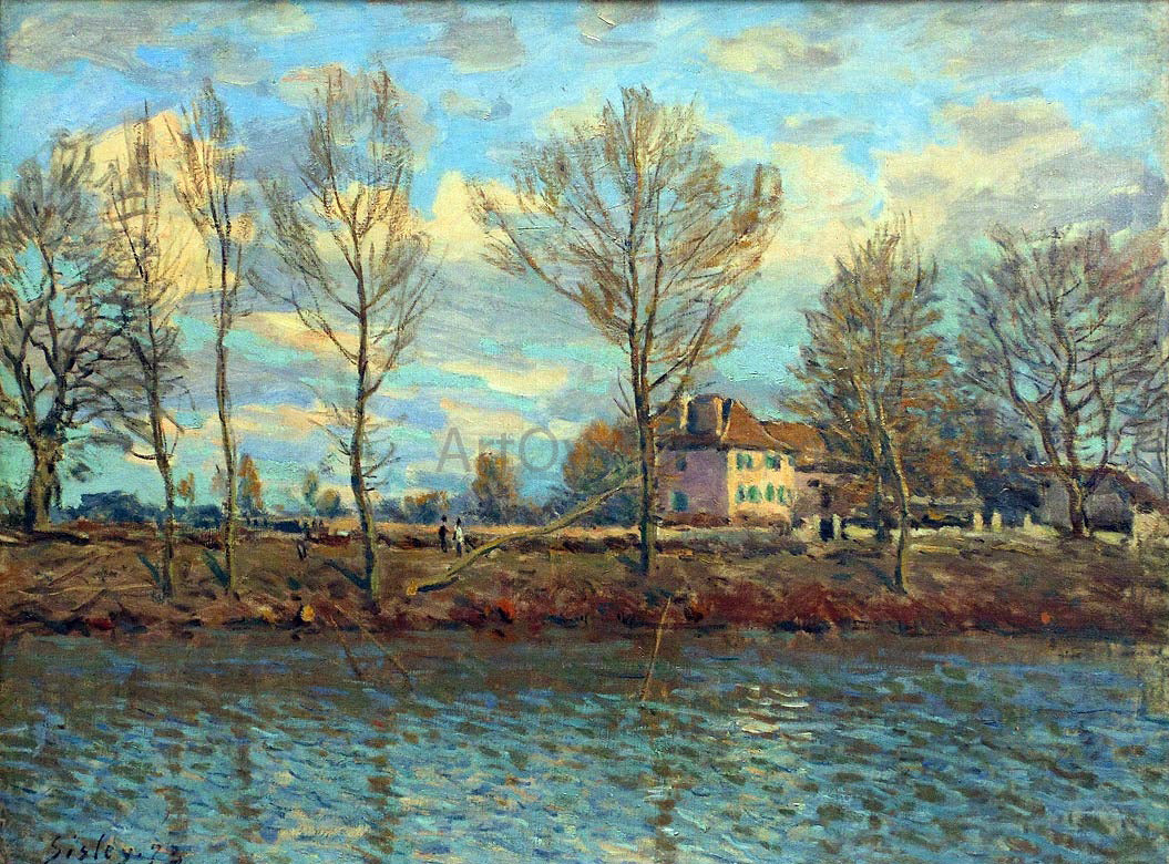  Alfred Sisley Grand Jatte - Hand Painted Oil Painting