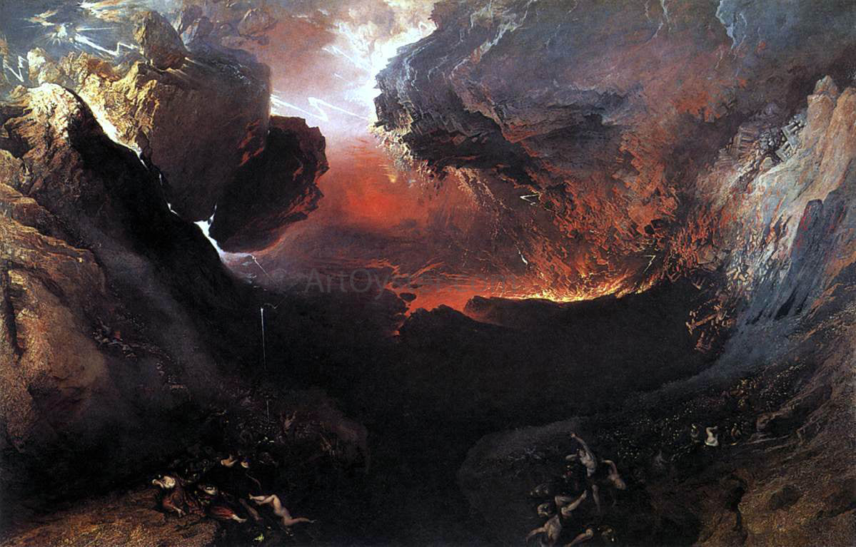  John Martin Great Day of His Wrath - Hand Painted Oil Painting