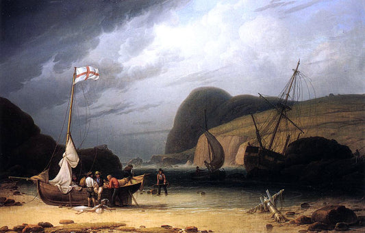  Robert Salmon Great Ormes Head, Near Liverpool - Hand Painted Oil Painting