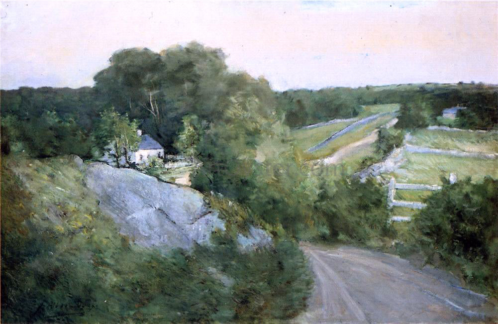  Julian Alden Weir Green Hills and Farmland - Hand Painted Oil Painting