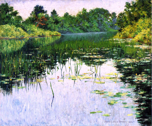  John Leslie Breck Grey Day on the Charles - Hand Painted Oil Painting