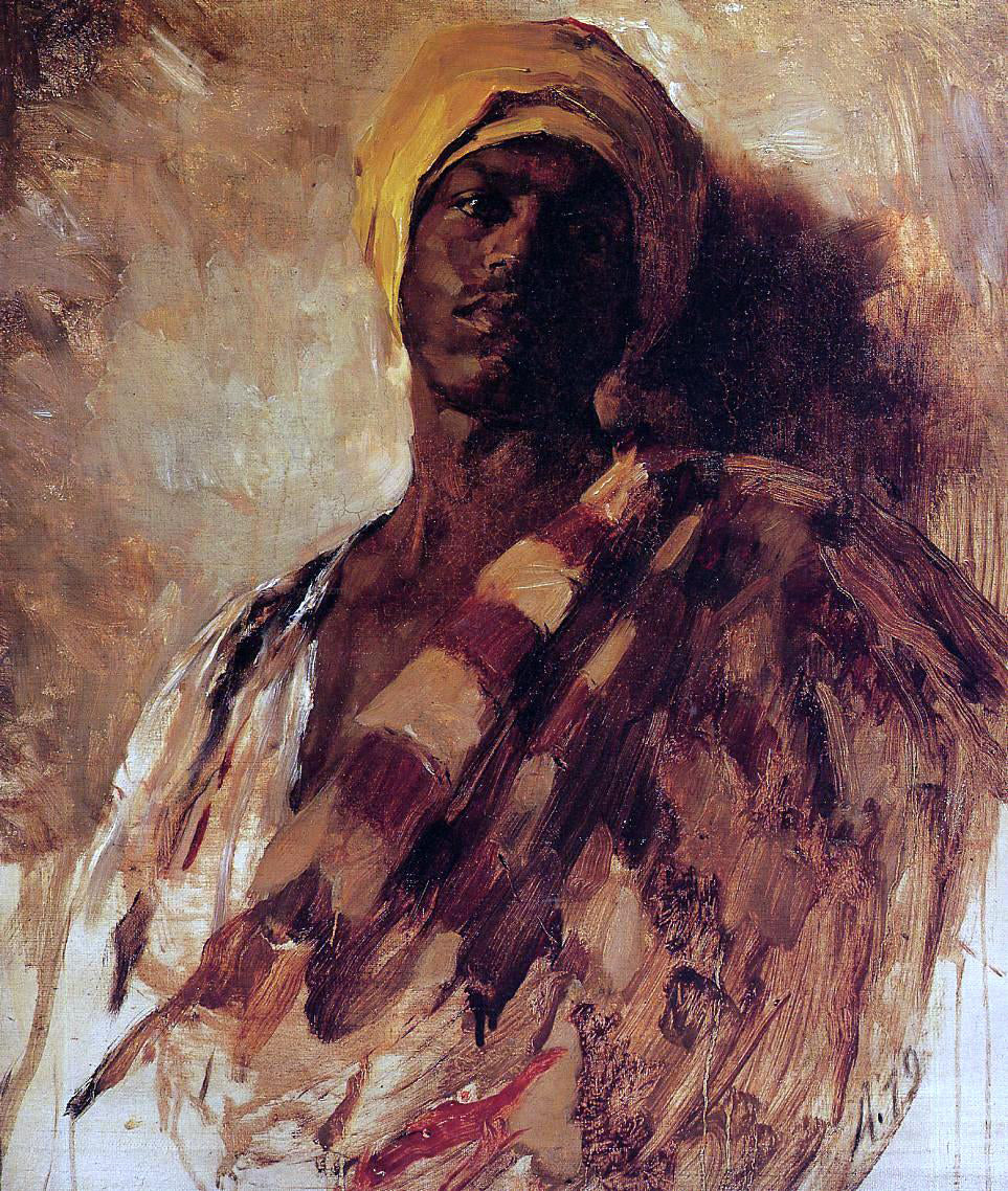  Frank Duveneck Guard of the Harem (study) - Hand Painted Oil Painting