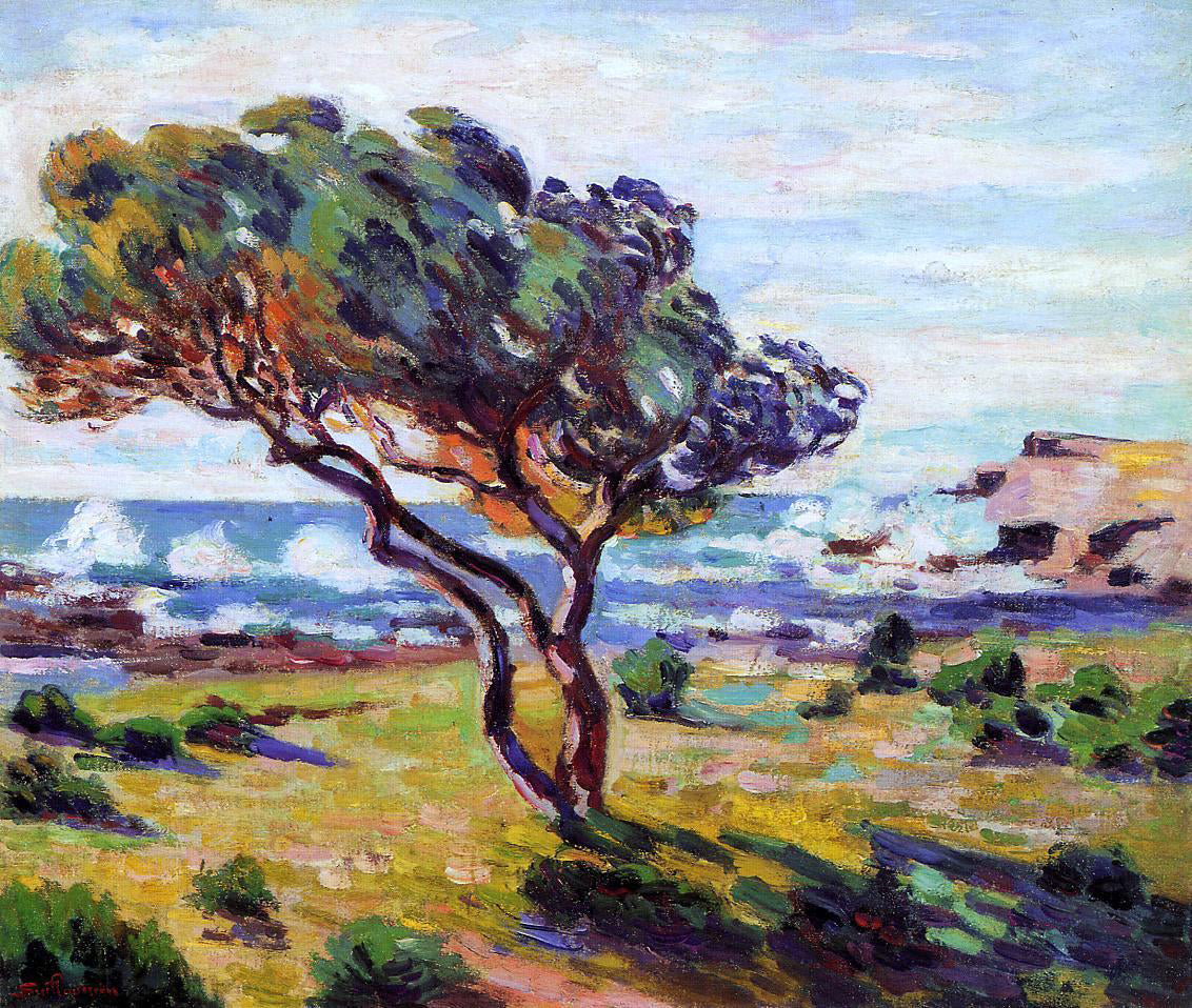  Armand Guillaumin Gust of Wind, le Brusc - Hand Painted Oil Painting