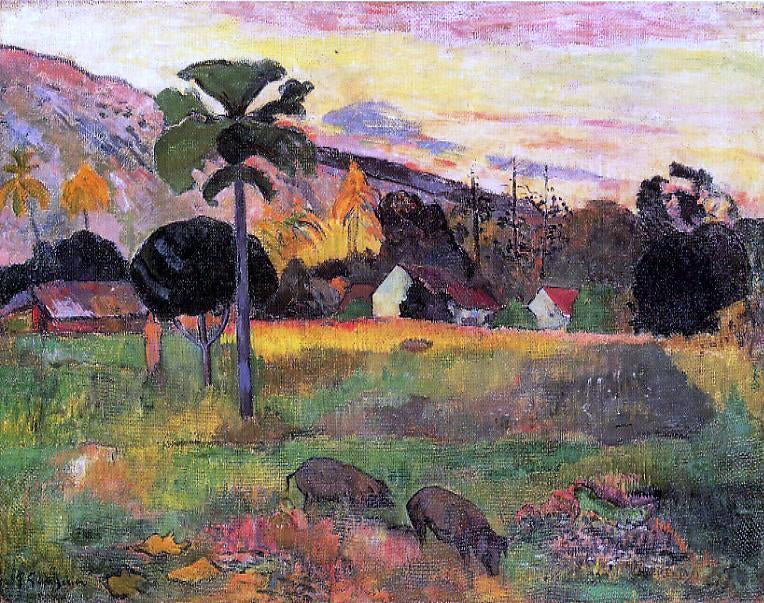  Paul Gauguin Haere Mai Venezi (also known as Come Here) - Hand Painted Oil Painting