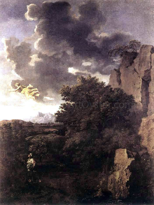  Nicolas Poussin Hagar and the Angel - Hand Painted Oil Painting