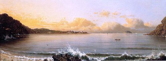  Martin Johnson Heade Harbor Scene: Rio de Janeiro - Hand Painted Oil Painting