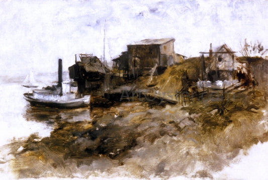  John Twachtman Harbor View - Hand Painted Oil Painting