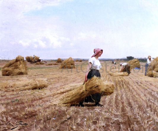  Victor Gabriel Gilbert Harvest - Hand Painted Oil Painting