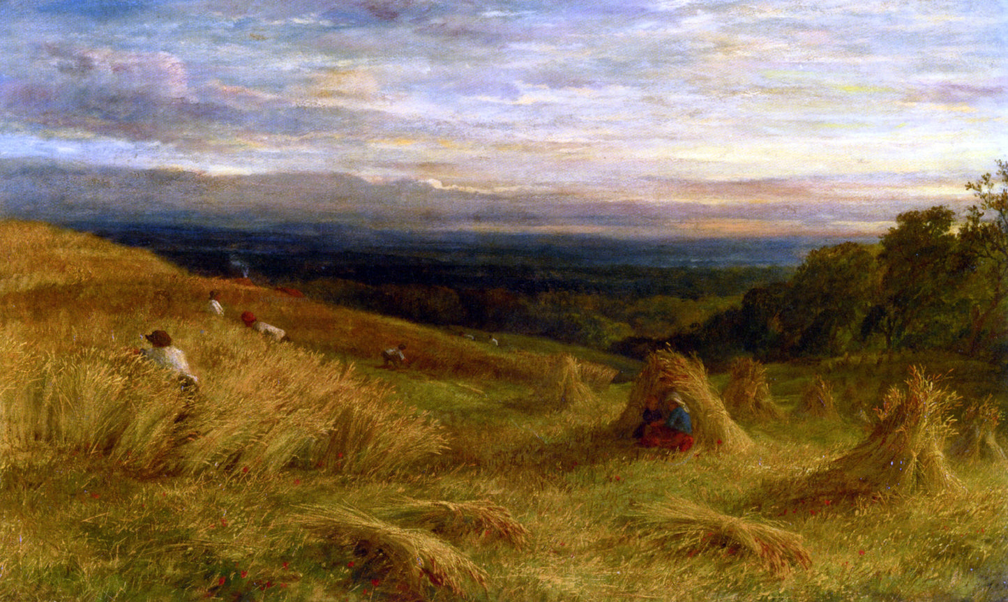  John Linnell Harvest Time in Sussex - Hand Painted Oil Painting