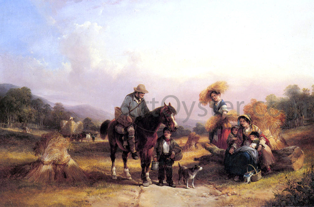  Senior William Shayer Harvesters Resting - Hand Painted Oil Painting
