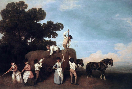  George Stubbs Haymaking - Hand Painted Oil Painting