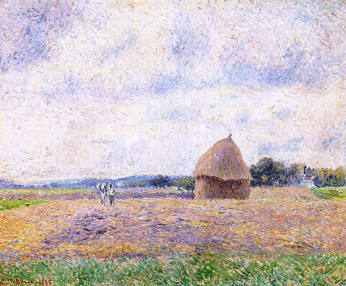  Camille Pissarro Haystack: Eragny - Hand Painted Oil Painting