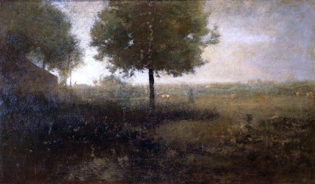  George Inness Hazy Morning, Montclair - Hand Painted Oil Painting