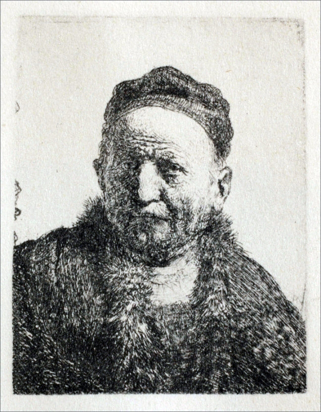  Rembrandt Van Rijn The Head and Bust, Full Face - Hand Painted Oil Painting