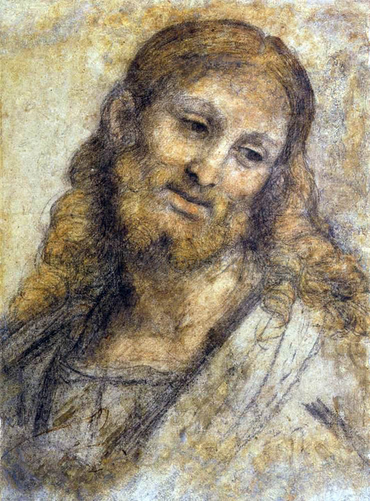  Andrea Solario Head of a Bearded Man - Hand Painted Oil Painting
