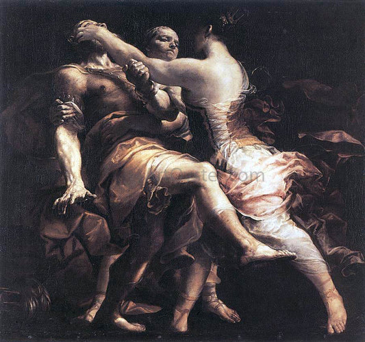  Giuseppe Maria Crespi Hecuba Blinding Polymnestor - Hand Painted Oil Painting