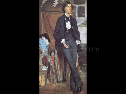  Louise Breslau Henry Davison, English Poet - Hand Painted Oil Painting