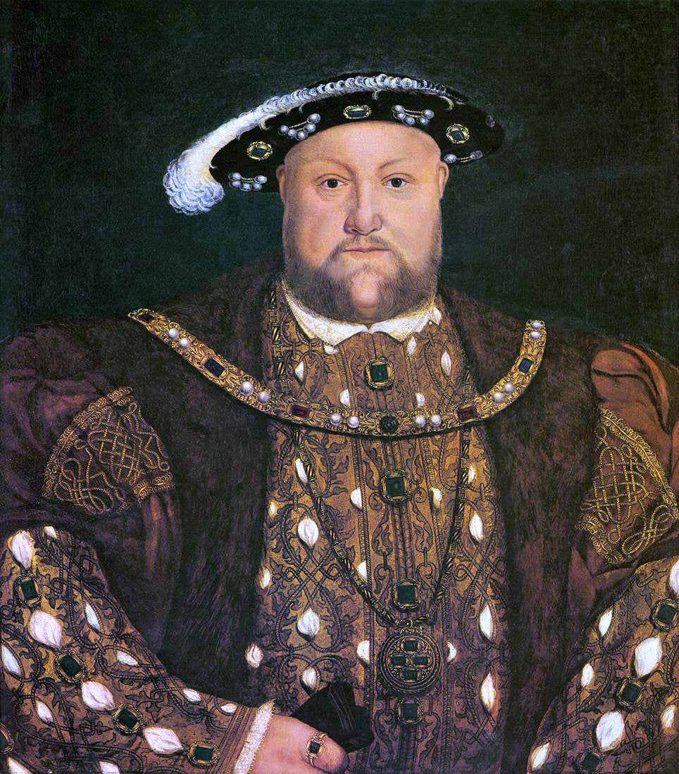  Lucas Horenbout Henry VIII - Hand Painted Oil Painting