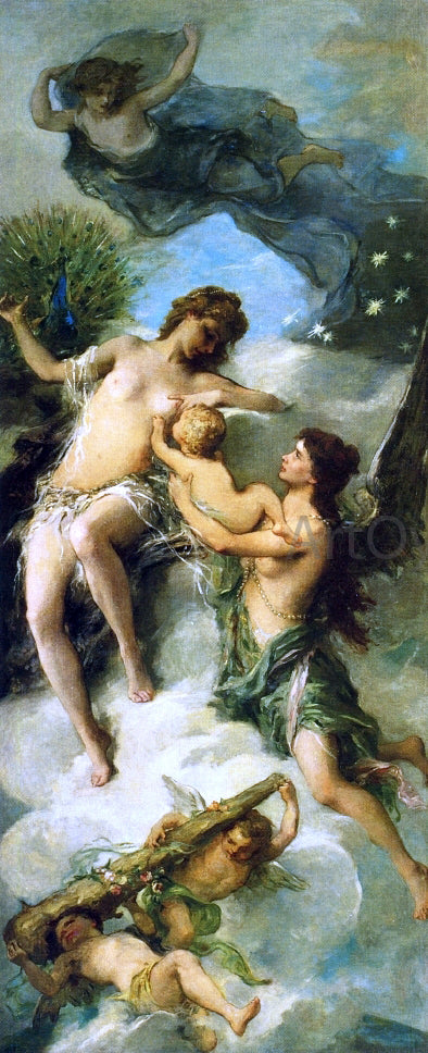  Henri Leopold Levy Hera and Ares in the Underworld - Hand Painted Oil Painting